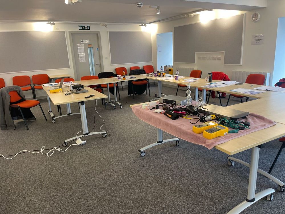 Inside the Southampton PAT testing training room